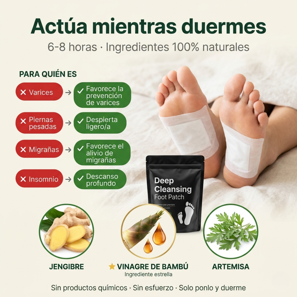 Detox profundo mientras duermes — 100% natural, 0% esfuerzo🌿